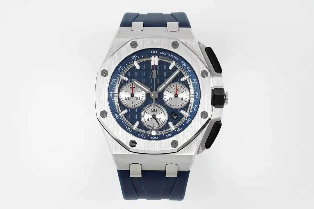 Audemars Piguet Royal Oak Offshore 26420TI.OO.A027CA.01 APF Factory 1:1 Best Edition Replica Watch Blue Strap